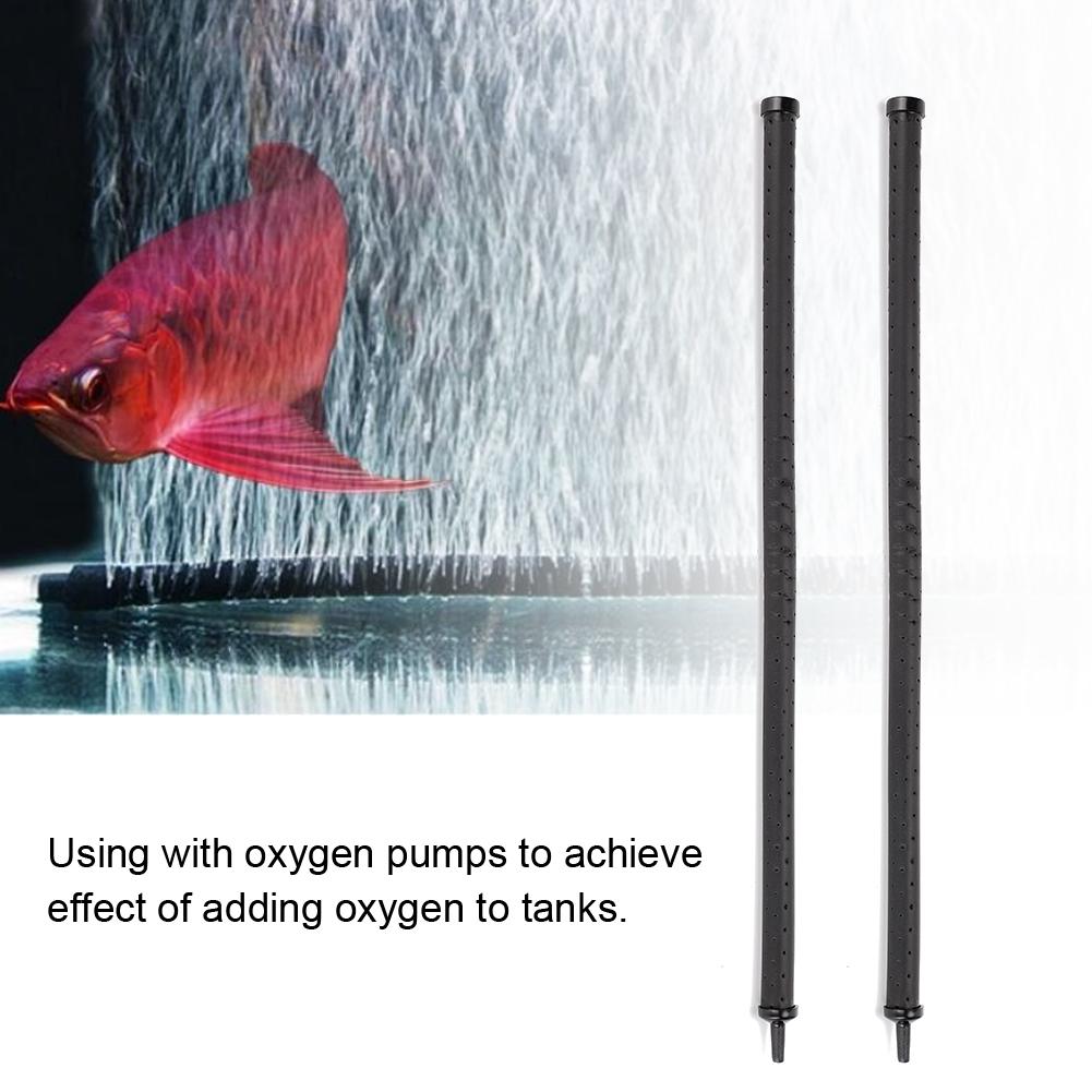 2 шт. Аквариумные аквариумы Ландшафтный дизайн Аэрация кислородом Воздушный камень Бар-диффузор с пузырьками Принадлежности