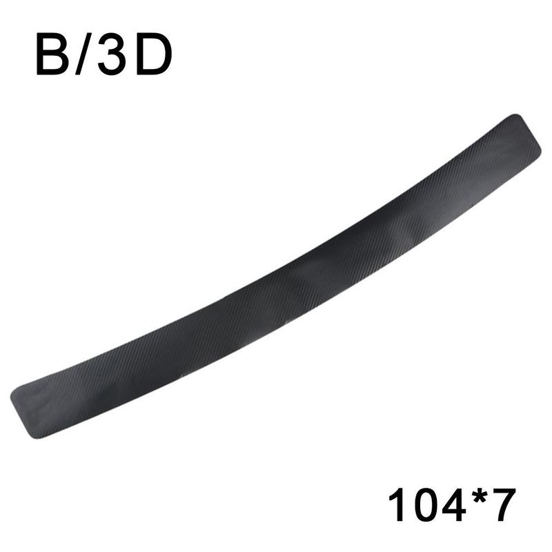 Универсальная наклейка на задний бампер из углеродного волокна, наклейка на багажник автомобиля, защитная пленка для педалей, противоударная накладка на задний багажник, полоска с защитой от царапин G