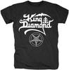 Мужская футболка King Diamond с логотипом-именем Черная M