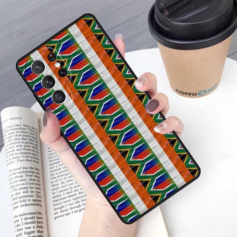 Чехол для телефона Флаг ЮАР Для Samsung Galaxy S24 S25 Ultra S21 S22 Ultra S10E Note 10 Plus Note 20 FE S23