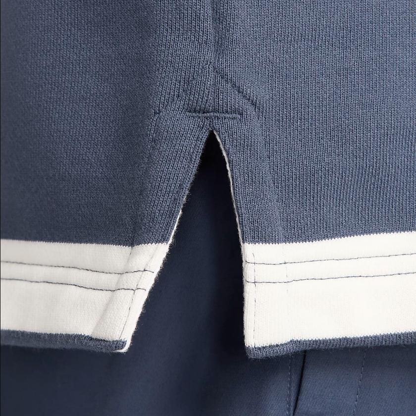 Nike Мужская полосатая тяжелая рубашка для регби Life 'Thunder Blue' FN3123-437