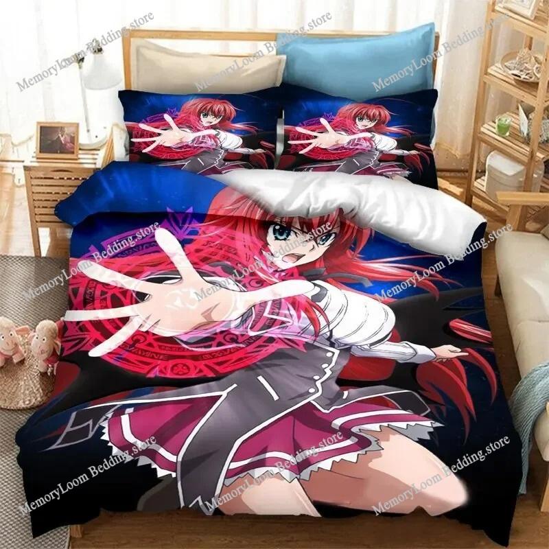 Аниме High School DxD Комплект постельного белья Пододеяльник Спальня Одеяло Покрывала Односпальное Двуспальное _размера Одеяло Покрывало Домашний Текстиль