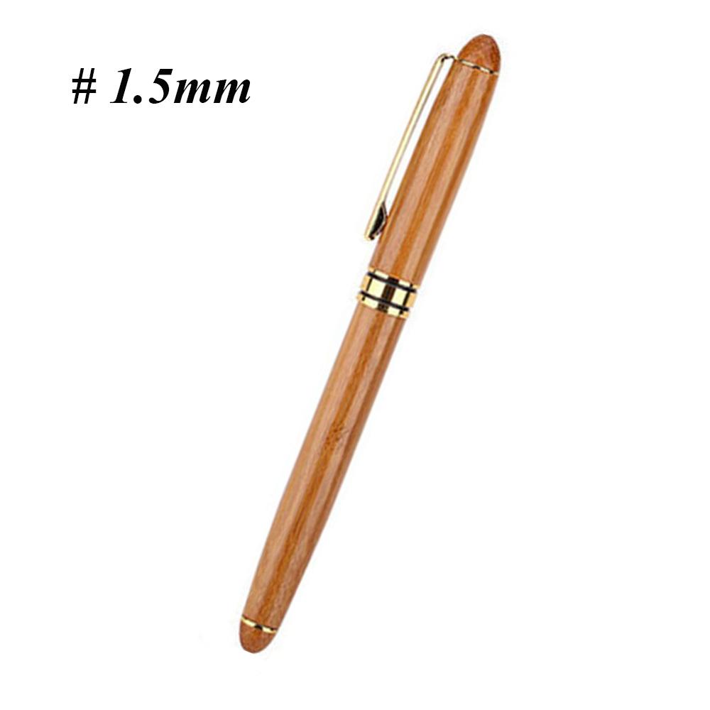 0.7mm-2.9mm Art Fine Nib Calligraphy Stationery Broad Stub Bamboo Fountain Pens Chisel-pointed