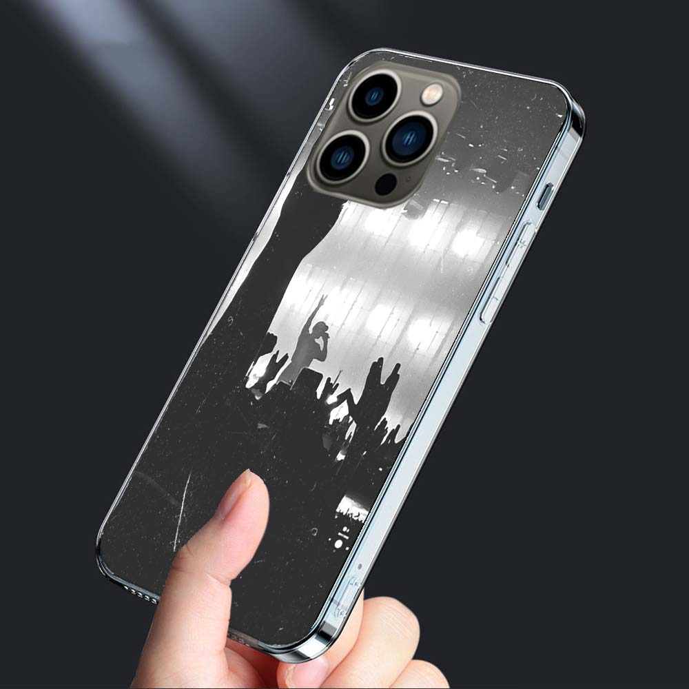 Чехол для телефона рэпера Damso для iPhone 16E 15 Pro 14 Plus 17E 16 17 Pro Max Air 11 12 13 Mini Ударопрочный Capa Милый чехол TPU Прозрачный