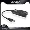 VAORLO Network Card USB 3.0 Ethernet Adapter Gigabit Rj45 Lan 10/100/1000Mbps Ethernet Adapter for Windows10 PC Laptop