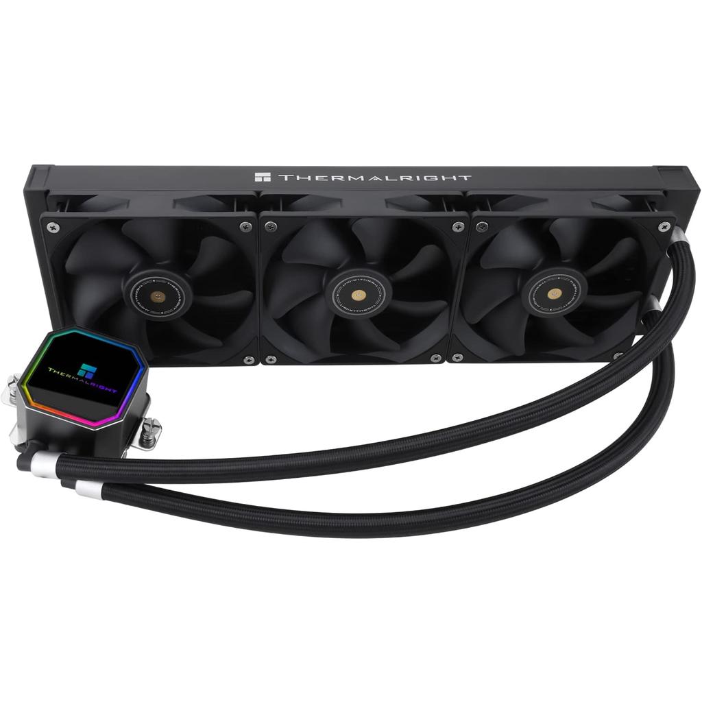 Thermalright Frozen Prism 360 Black CPU Liquid Efficient PWM Control Pump 3000 V2 Series PWM Fan X Water Cooling Computer AMD Intel Cooler, RPM,