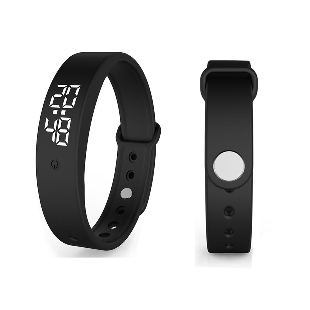 Умный браслет Оборудование для взрослых Чувствительные автоматические электронные браслеты Температура тела Сигнализация Тест Браслет Подарок Черный цвет