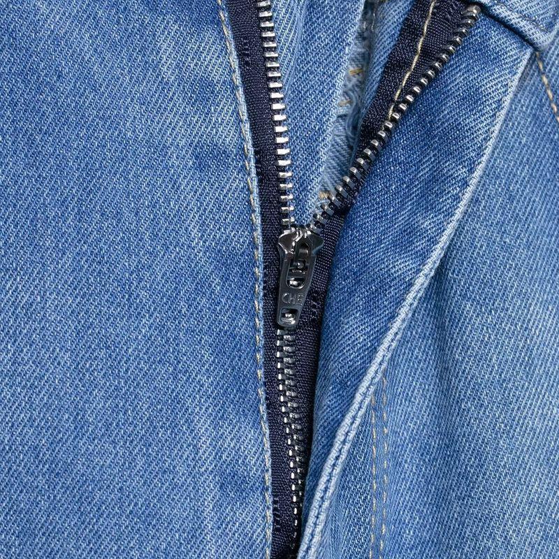 Kaslead New Women Clothes Western Style Fashion Ripped High Waist Wide Leg Jeans 8197227