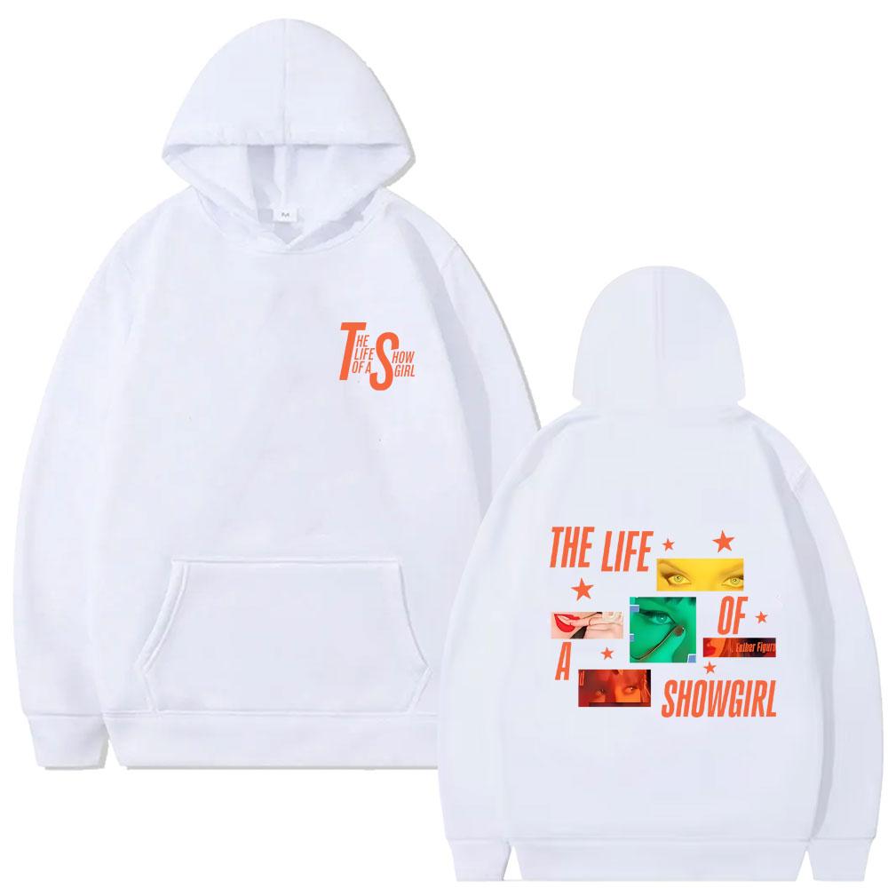 Худи с альбомом «Жизнь танцовщицы» Мужская Женская Модная Повседневная Толстовка с капюшоном Оверсайз Унисекс Винтажный Флисовый Пуловер