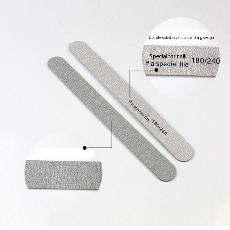 Nail File Durable Frosted Manicure Tools Strip Shape Double-sided Professional Nail Sanding Blocks Manicure Care Tools KTY