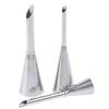 3Pcs Puff Piping Nozzles Stainless Steel Cake Decor Tips Pastry Piping Nozzles