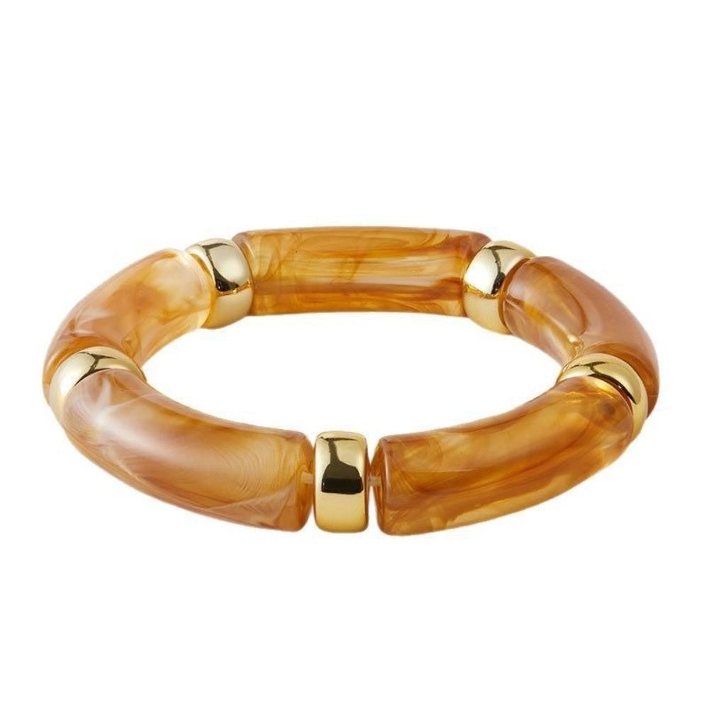 Браслеты из бамбуковых бусин, разноцветные, женские, модные, в стиле бохо, подарки