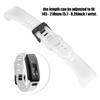 Replacement Silicone Sport Bracelet Wrist Strap Wristband For   Vivosmart HR (White)