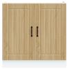 Lucca Under Sink Cabinet in Sonoma Oak Effect Particleboard