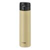 Tiger Thermos Water Bottle 600ml Mug Bottle Lightweight Stainless Steel Bottle Vacuum Insulated Beige (TIGER) One-touch Heat/Cold MKA-K060CK