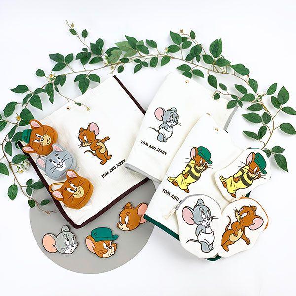 Tom and Jerry Tiny Club Tote Bag BR Brown Jerry Bag Outing