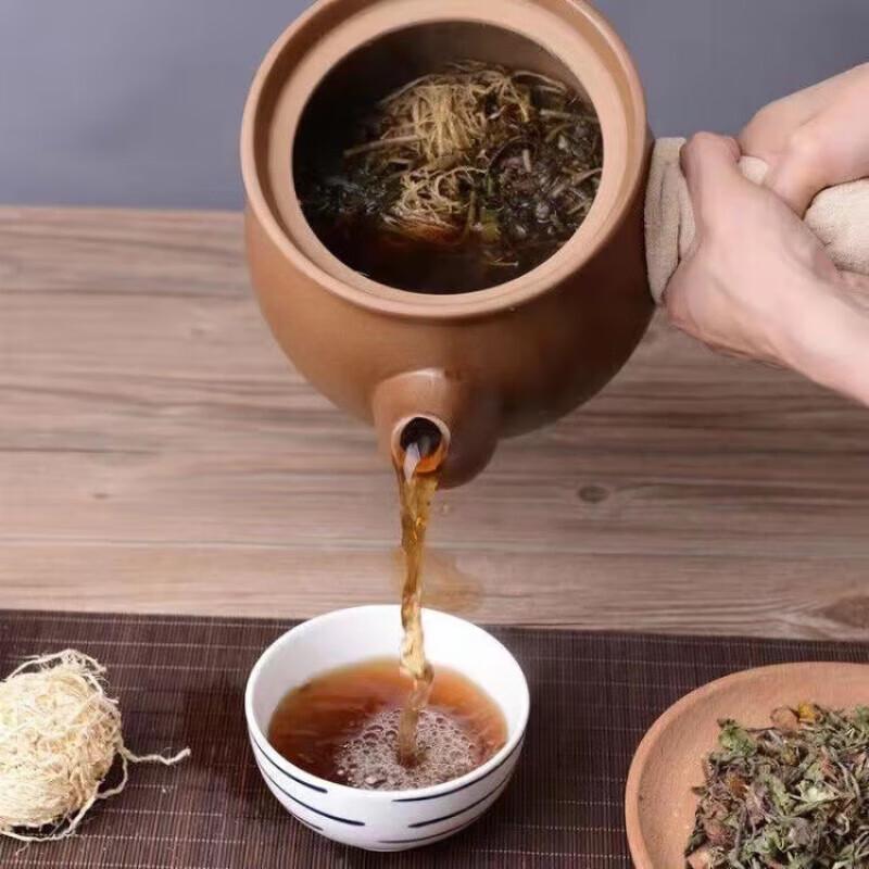 Медицинский глиняный горшок для тушения Wei Yi без глазури