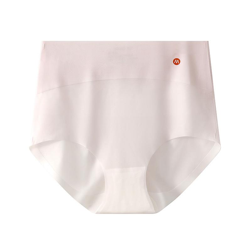 Women's Ice Silk Underwear Middle Waist Slimming Women's Breathable Thin Triangle Pants