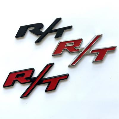 3D Металлическая Красная Черная Наклейка с Логотипом RT R/T Эмблема Решетки Радиатора Значок Задней Крышки Багажника Автомобиля Для Спортивной Этикетки Аксессуары