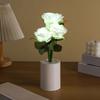 LED Light Source Battery Operated Night Light Chinese Rose Shaped Desk Light  Desk Lamp Use
