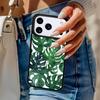 Чехол для телефона Монстера Цветок Тропические Зеленые Листья Для iPhone 17 Air 14 15 13 12 Max Чехол Для Apple 16e 11 Pro Max Plus Coque