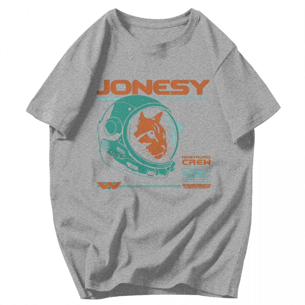 Мужская футболка Jonesy Выживание девяти жизней на борту «Ностромо» Отличная идея Графика Y2K Короткий рукав Унисекс Одежда Футболки