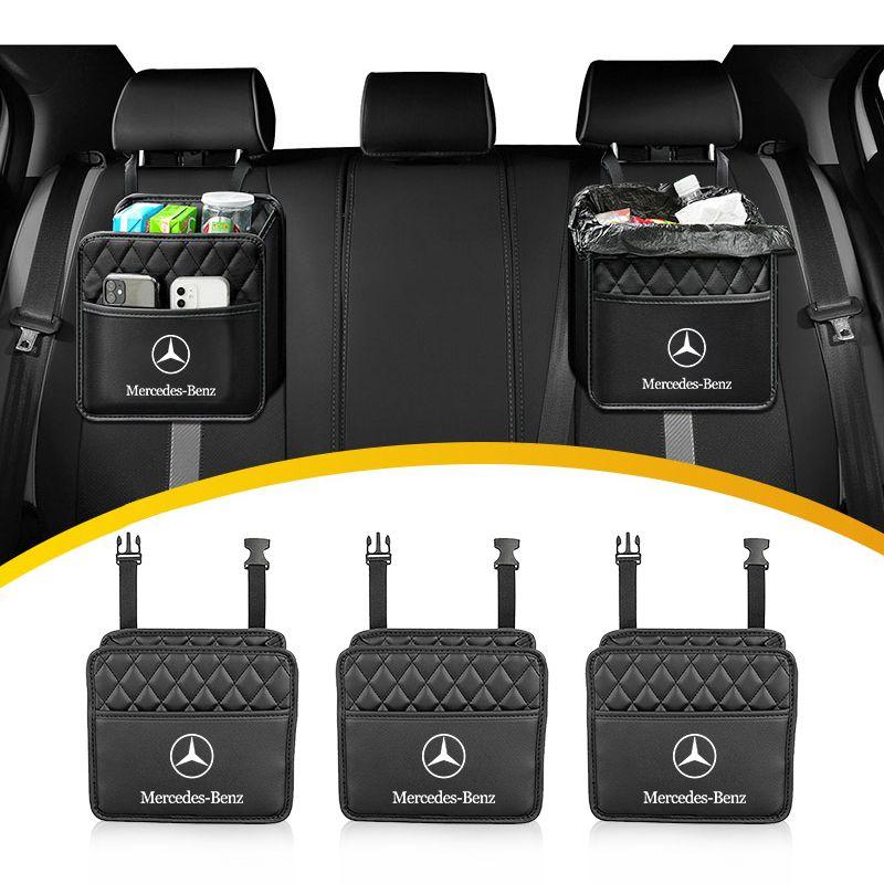 Multi-function Car Storage Bag Automobile Seat Back Storage Pocket For Mercedes-Benz AMG C500 C200 C300 A B C E GLA CLA GLK GL ML GLE