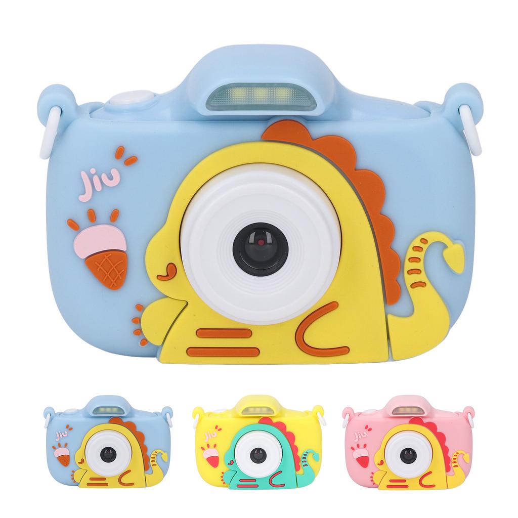 Детская камера с экраном 2,4 дюйма, разрешением 1080P и 8-кратным увеличением, светодиодная вспышка, симпатичный вид, запись видео, детская цифровая камера