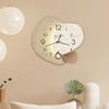 Easy To Read Wall Painting Light High-end Wall Hanging Clock Modern Digital Wall Clock  Restaurant