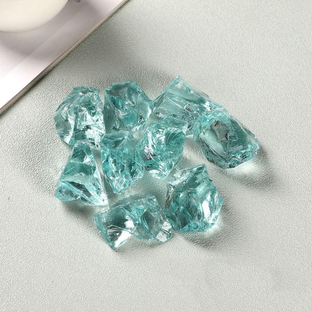 Handmade Home Decor Diffuser Stone Ornaments Fish Tank Decor Healing Crystals Glass Original Stone