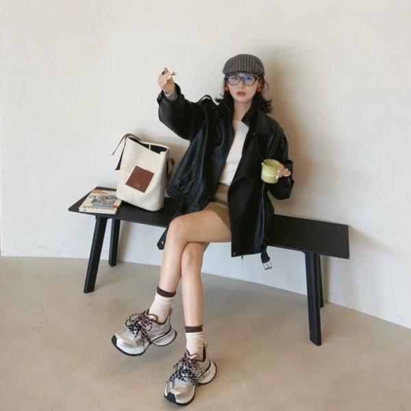 2025G Home, Zhao Ruth, the Same Spring Explosion, Cool Silver Dad Shoes, Women's Platform Leisure Sports, Mesh Shoes