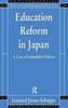 Книга Education Reform In Japan : A Case of Immobilist Politics