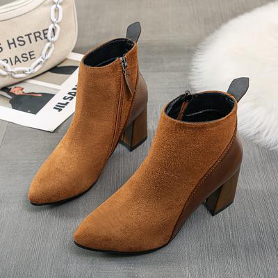 Женские ботильоны из кожи, большие размеры, длина стопы 35-41 см, ботильоны с острым носком, боковая молния, зимняя обувь для женщин