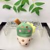 Sweet Pig Milk Tea Cup Plush Keychain With Short Plush Filling For Fun Accessories