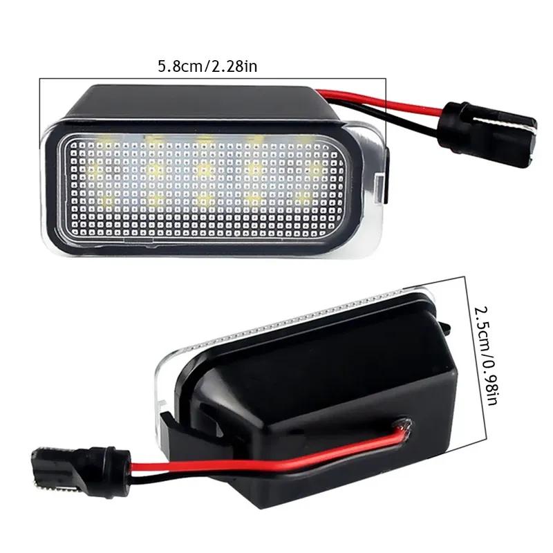 1/2 шт. для Ford KUGA S MAX MONDEO MK4 MK5 MK2 FIESTA 2008-2019 FOCUS Автомобильный фонарь номерного знака 12 В Светодиодный фонарь сигнала номера