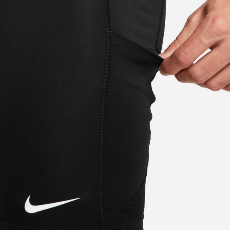 Nike Мужские спортивные шорты с принтом логотипа, удобный крой, Черный FB7958-010