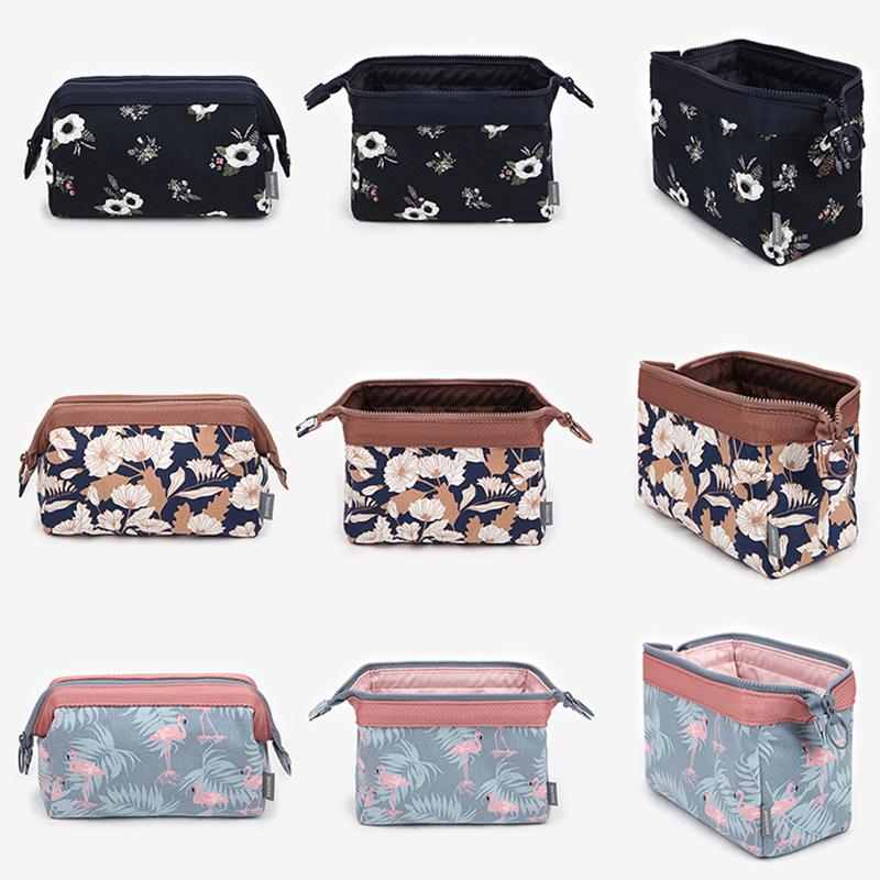 Women Travel Flamingo Make Up Bag Girl Cosmetic Bag Makeup Beauty Wash Organizer