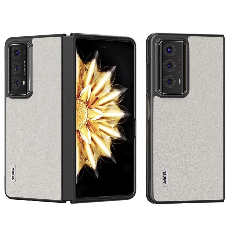 Для Honor Magic V2 5G противоударный чехол из натуральной коровьей кожи жесткий чехол для телефона из ПК