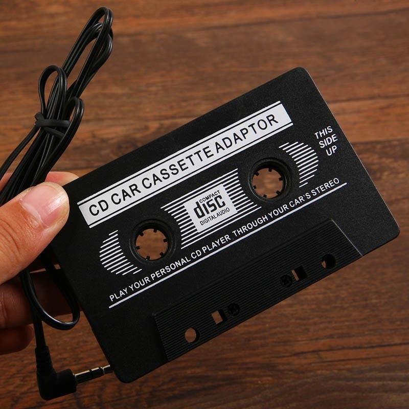 Автомобильная кассета AUX CD аудио конвертер адаптер для телефона MP3-плеер черный