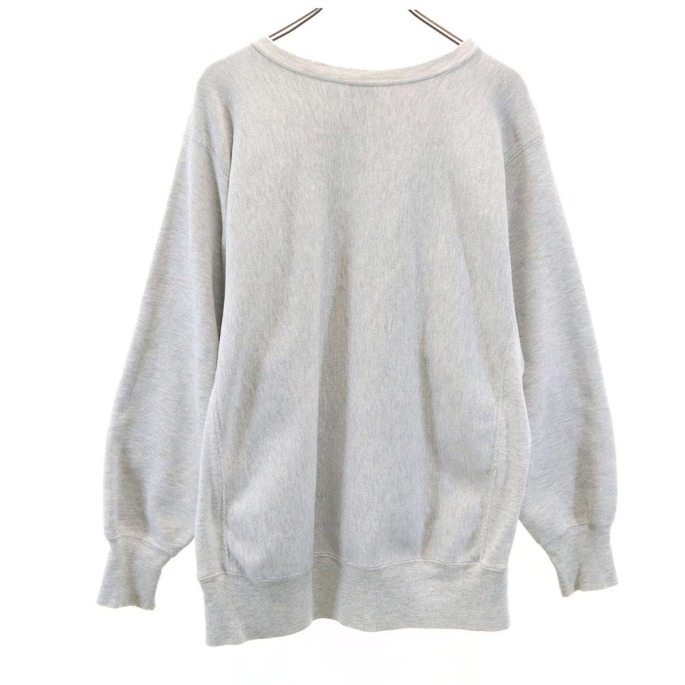 Champion 90-е годы Вышитый ярлык REVERSE WEAVE Сделано в США Старый колледж Свитшот с длинным рукавом Мужской Б/У