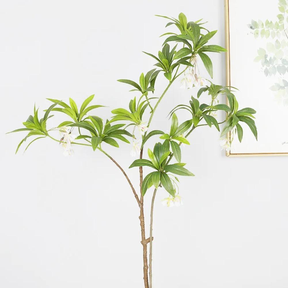 Зеленый искусственный фикус Tenuifolia ветка дерева Большие искусственные растения для домашнего сада Декор для вечеринки