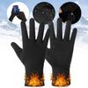 New Fashion Velvet Autumn Winter Touch Screen Outdoor Sport Motorcycle Gloves Windproof Mittens