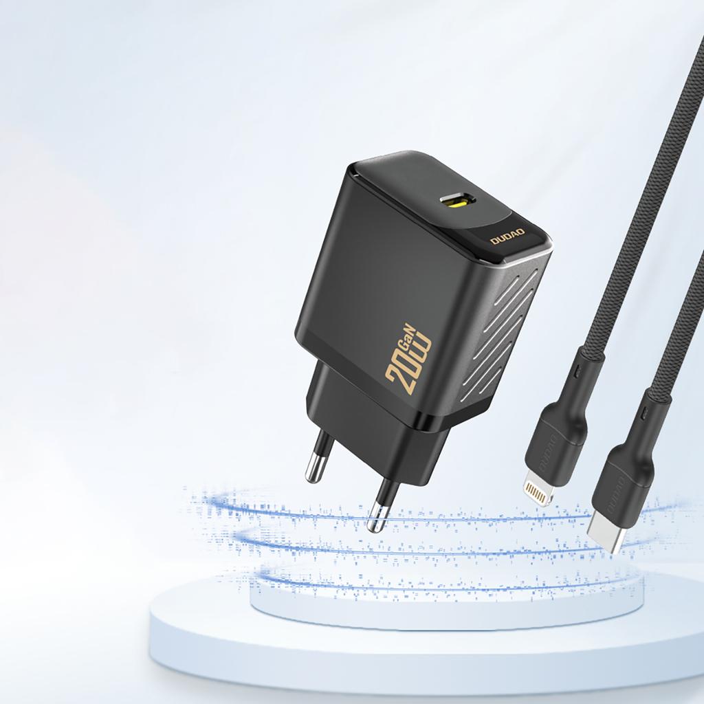 PD20W GaN USB-C Wall Charger - Black