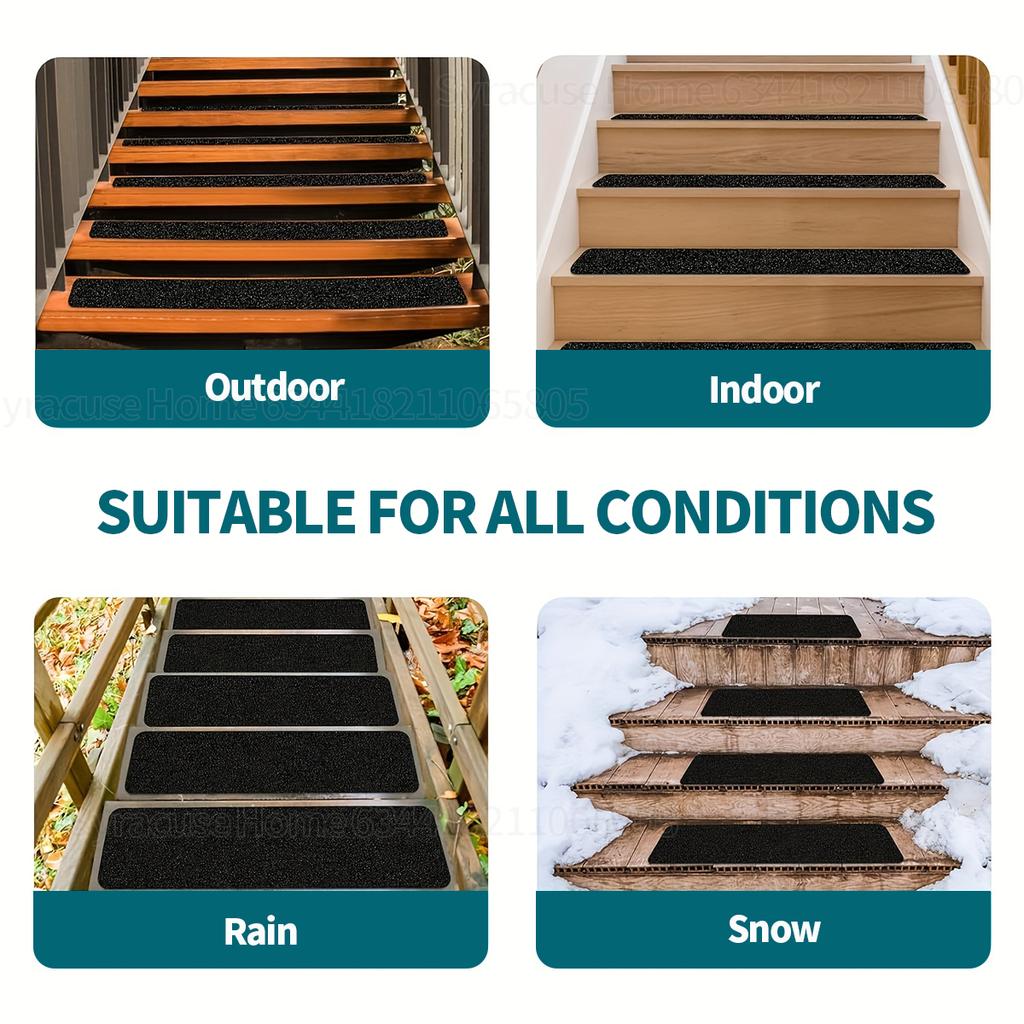 Heavy Duty Anti Slip Tape for Stairs Grip Tape Use On Walkways Stairs Ramps and Decks Indoor/Outdoor Anti-Slip Stickers