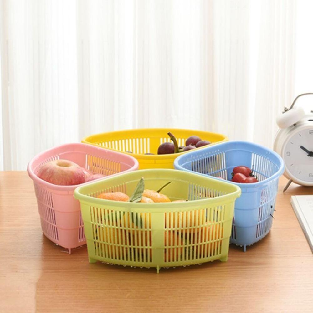 Durable Drain Strainer Basket Kitchen Household Vegetable Drain Basket Water Fruit Basket