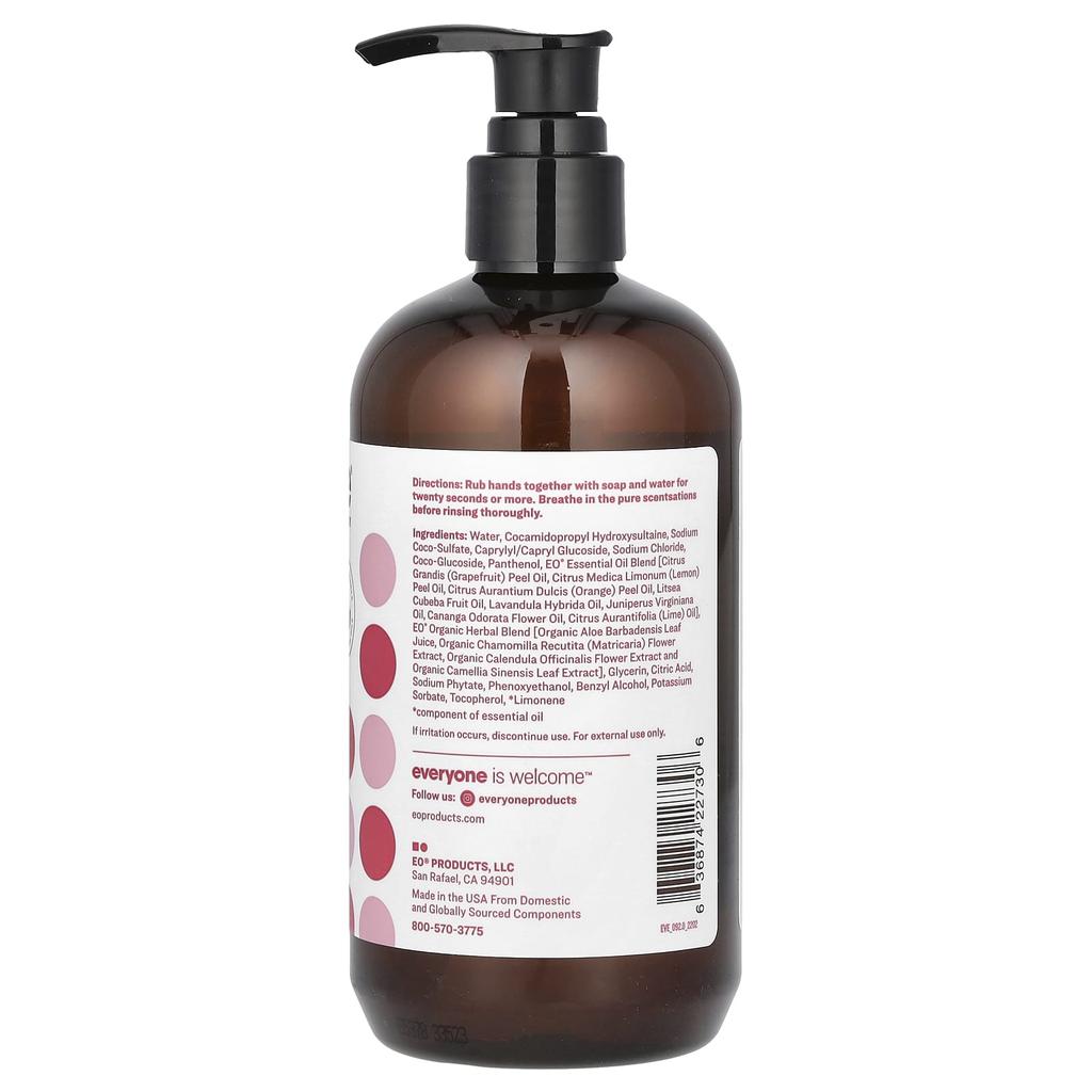 Hand Soap, Ruby Grapefruit, 377Ml(12.75Fl Oz)