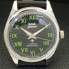 HMT JAWAN VINTAGE HAND-WINDING INDIAN MENS BLACK COLOR DIAL WATCH A700268-5 R202-a700268