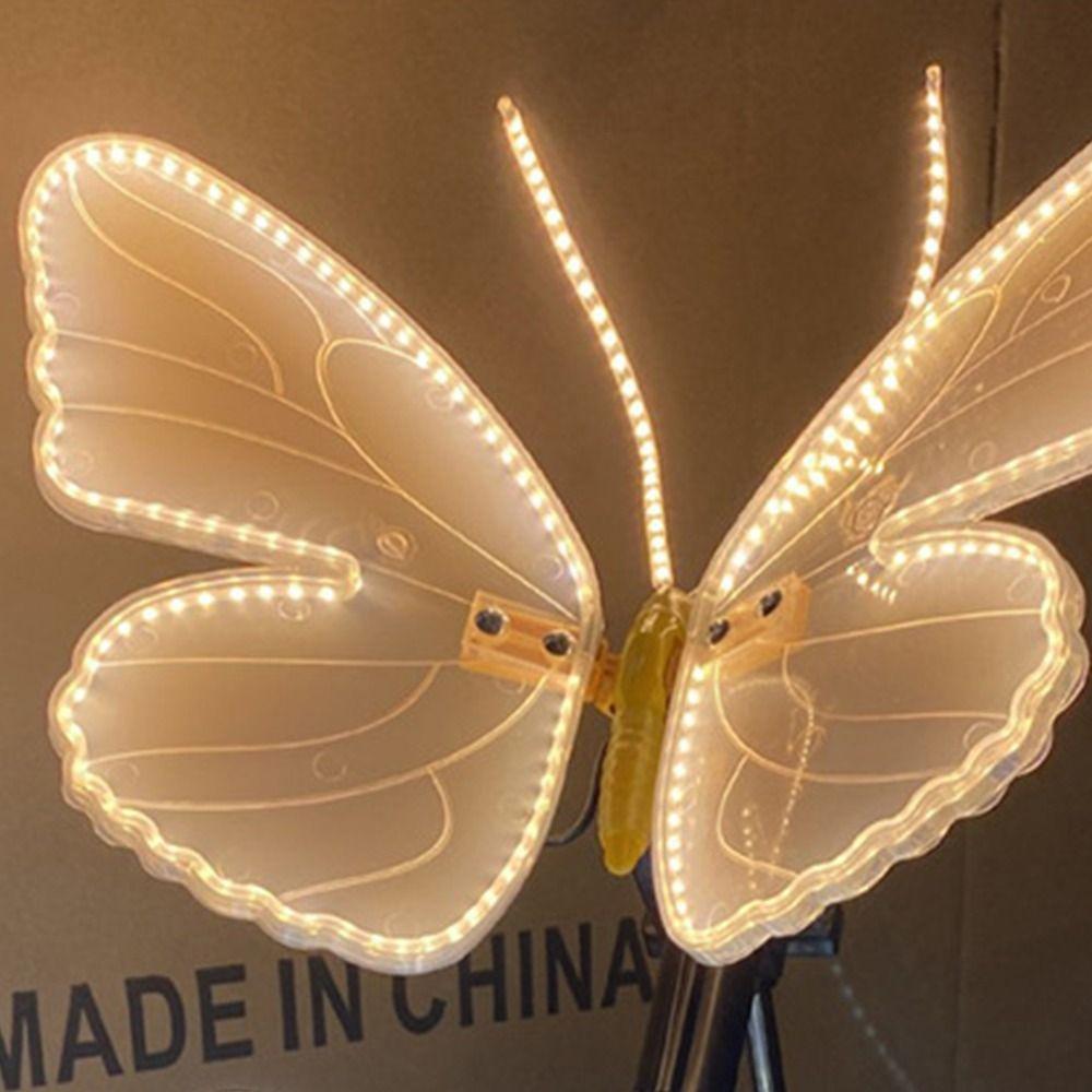 Static Outdoor Led Lamp Butterfly Shape Lighting Outdoor Lighting for Festival Home Party Holiday