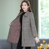 Mid-Length Autumn & Winter Trench Coat for Middle-Aged Women - Stylish and Thick for 40s & 50s