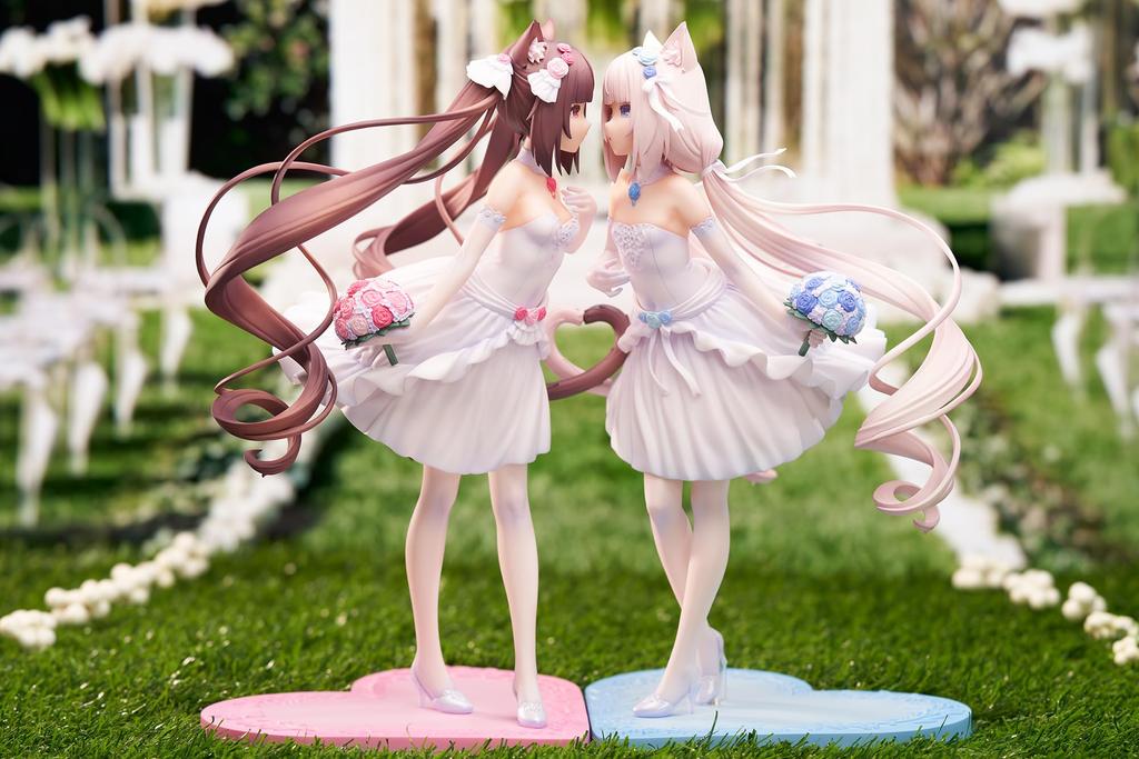 Nekopara Chocolat Vanilla Dream Scale ПВХ ABS окрашенная готовая фигурка и версия Eden. 1/7 и